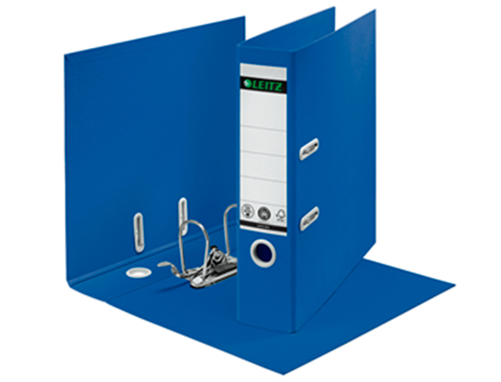 CLASSEUR LEVIER LEITZ ESSELTE RECYCLABLE A4 80X320X285 MM BLEU