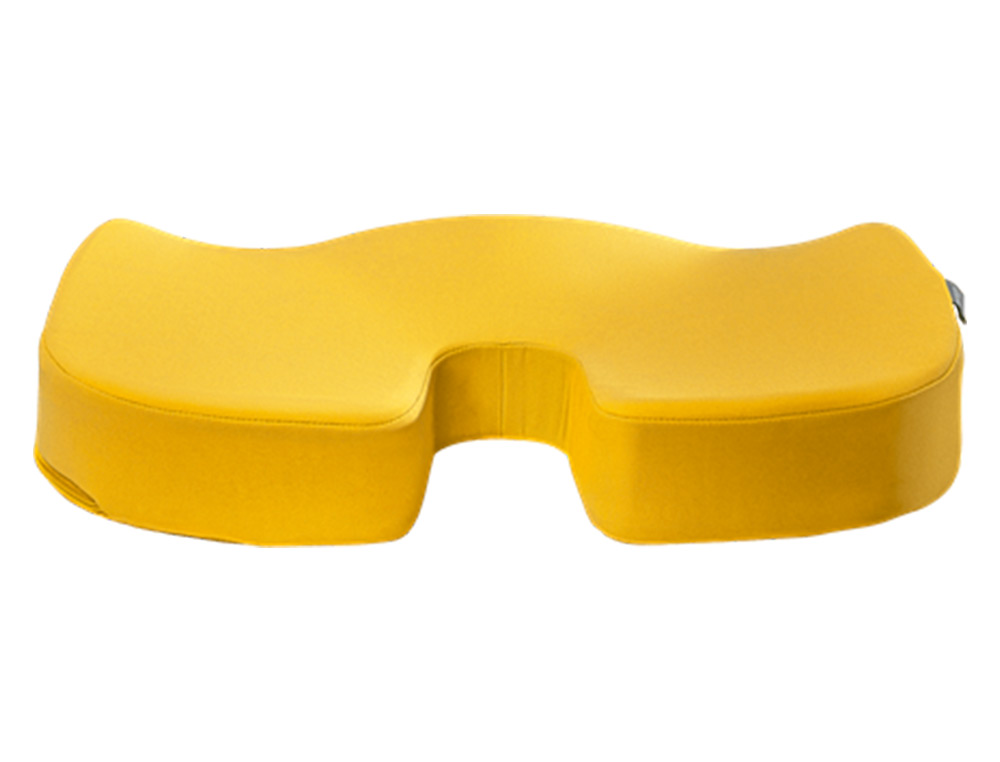 COUSSIN DE SIEGE ERGONOMIQUE LEITZ ERGO COSY JAUNE