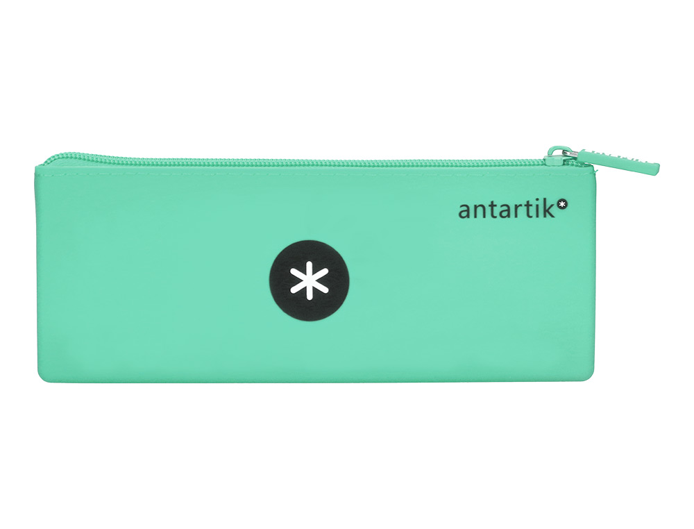 TROUSSE ANTARTIK TRIANGULAIRE 1 COMPARTIMENT SILICONE SOFT TOUCH COLORIS PASTELS ASSORTIS