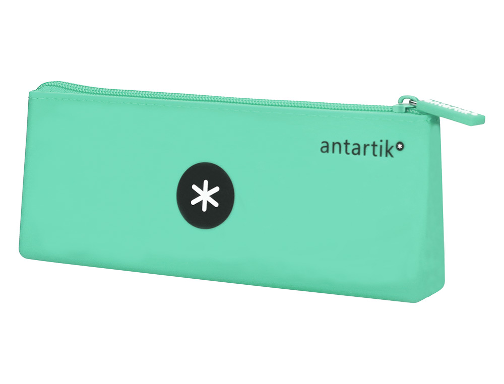 TROUSSE ANTARTIK TRIANGULAIRE 1 COMPARTIMENT SILICONE SOFT TOUCH COLORIS PASTELS ASSORTIS