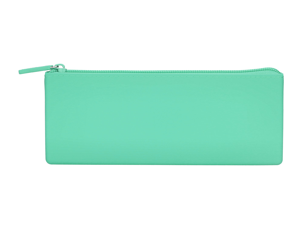 TROUSSE ANTARTIK TRIANGULAIRE 1 COMPARTIMENT SILICONE SOFT TOUCH COLORIS PASTELS ASSORTIS
