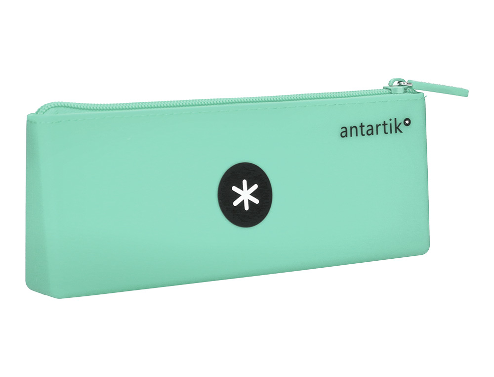 TROUSSE ANTARTIK TRIANGULAIRE 1 COMPARTIMENT SILICONE SOFT TOUCH COLORIS PASTELS ASSORTIS