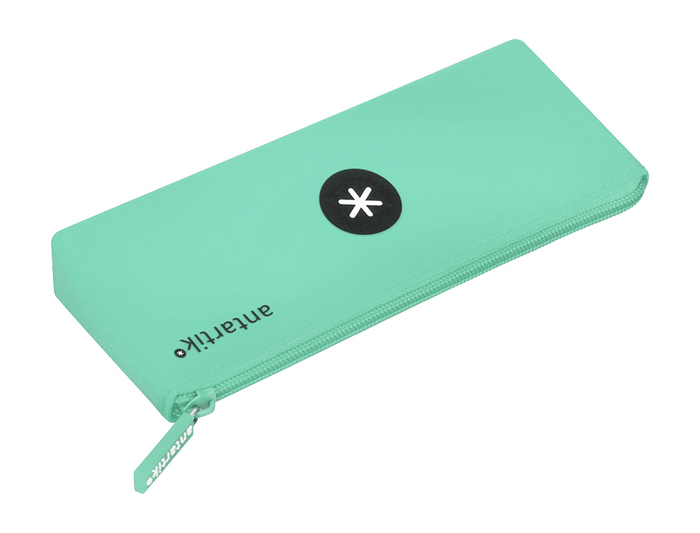 TROUSSE ANTARTIK TRIANGULAIRE 1 COMPARTIMENT SILICONE SOFT TOUCH COLORIS PASTELS ASSORTIS