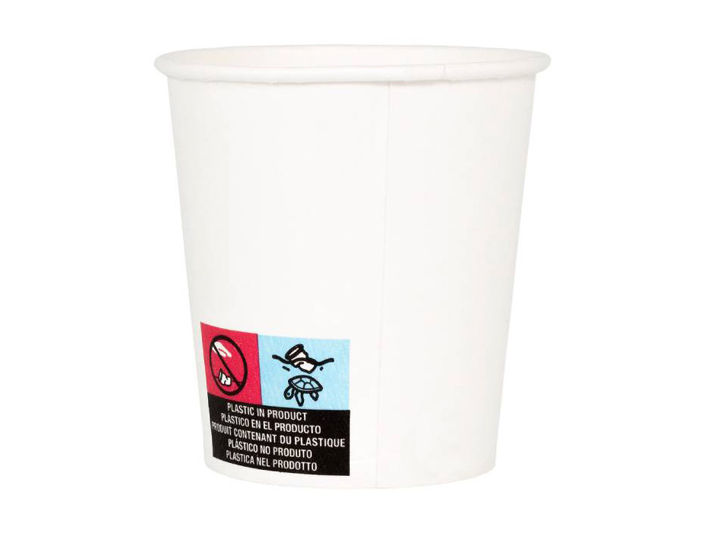 GOBELET EN CARTON COLDIS DE CONTENANCE 10CL PAQUET DE 50 BLANC 42158