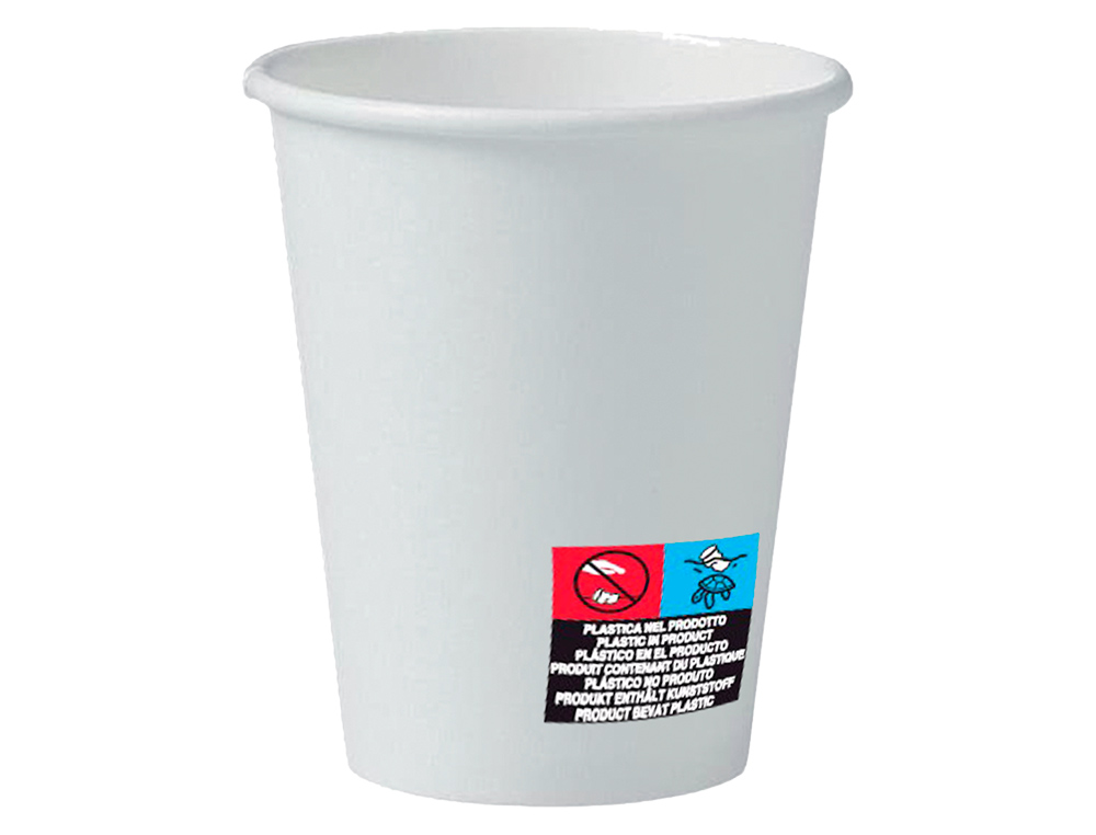 GOBELET EN CARTON COLDIS DE CONTENANCE 21CL PAQUET DE 50 BLANC