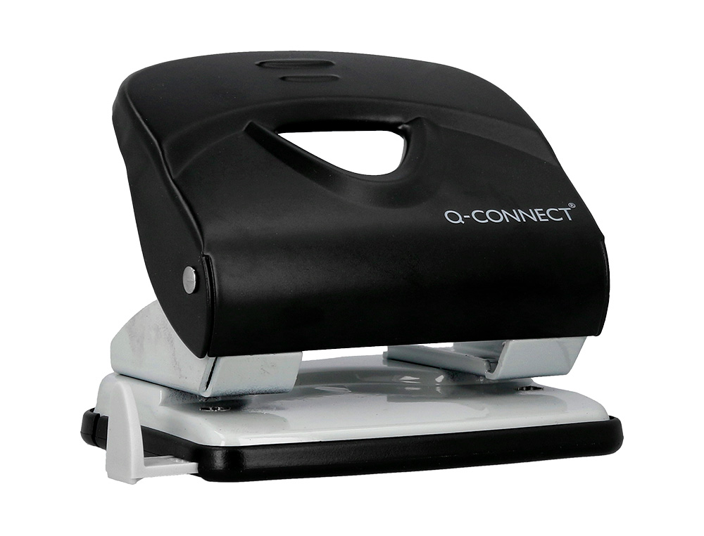 PERFORATEUR Q-CONNECT KF14220 2 TROUS OUVERTURE 3MM CAPACITE 30 FEUILLES COLORIS NOIR