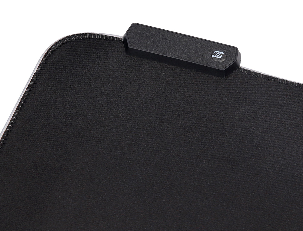TAPIS SOURIS Q-CONNECT GAMING LUMIERE LED CONNECTION USB    350X250X3MM COLORIS NOIR