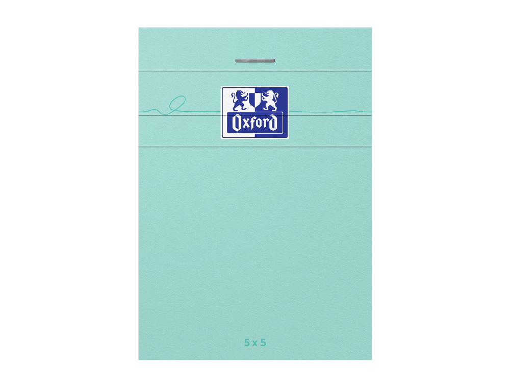 BLOC OXFORD SMART AGRAFE 74X105MM 160 PAGES OPTIK PAPER 5X5