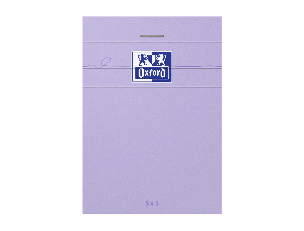 BLOC OXFORD SMART AGRAFE 74X105MM 160 PAGES OPTIK PAPER 5X5
