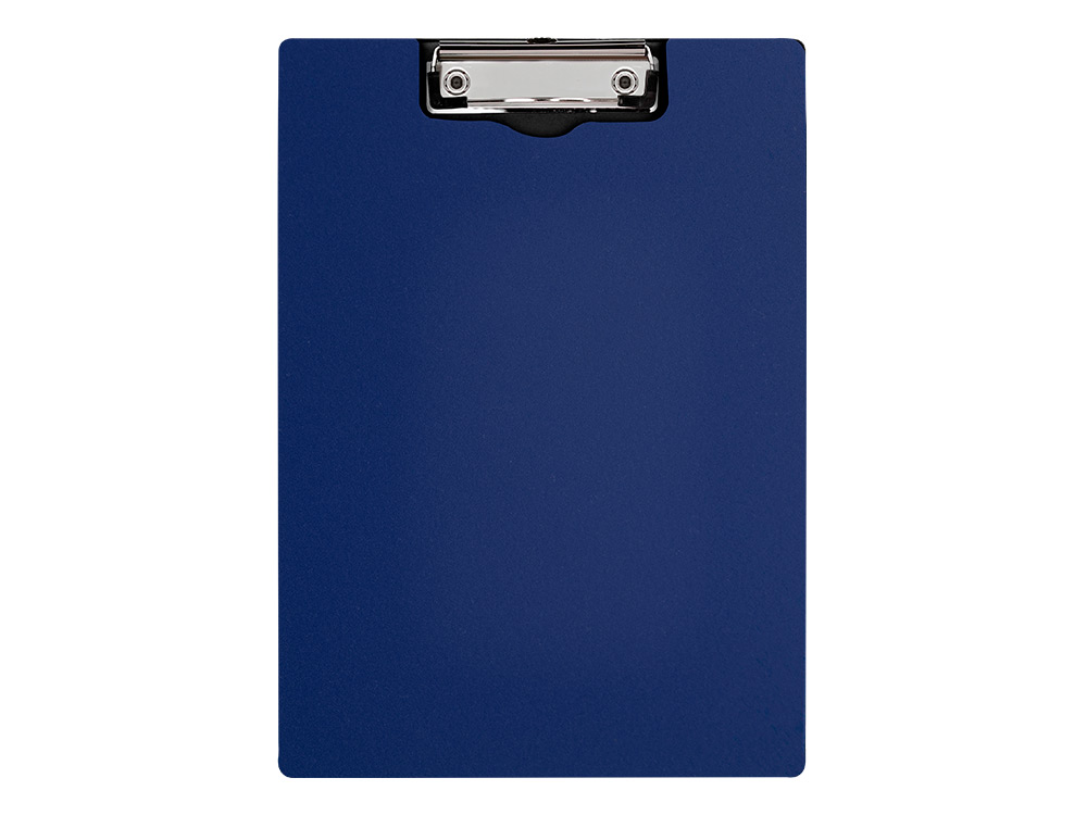 PORTE-BLOC Q-CONNECT MINICLIP SUPERIEUR DIN A4 PLASTIQUE 50% RECYCLE EPAISSEUR 2,1MM COLORIS BLEU