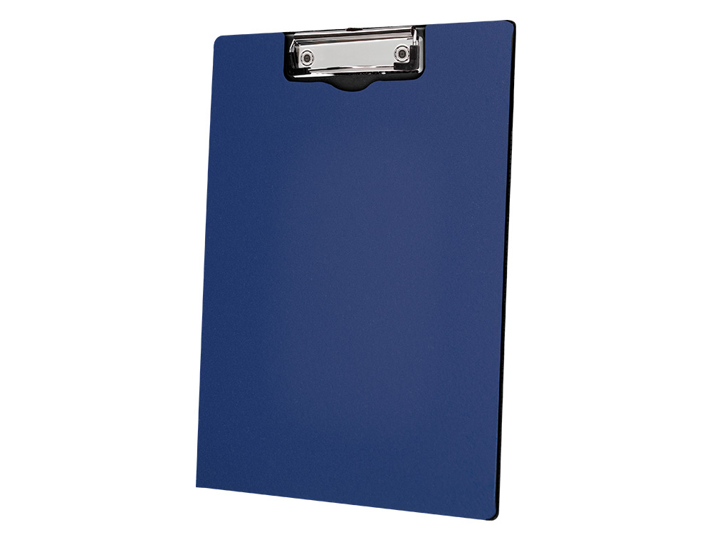 PORTE-BLOC Q-CONNECT MINICLIP SUPERIEUR DIN A4 PLASTIQUE 50% RECYCLE EPAISSEUR 2,1MM COLORIS BLEU