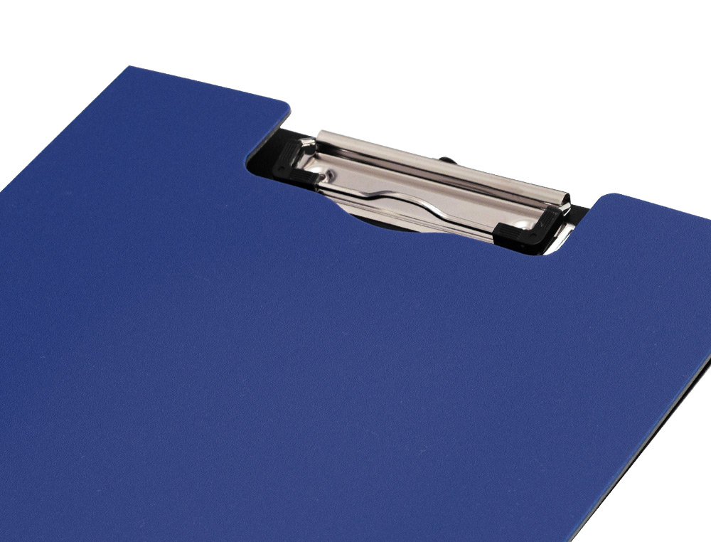 PORTE-BLOC Q-CONNECT MINICLIP SUPERIEUR DIN A4 PLASTIQUE 50% RECYCLE EPAISSEUR 2,1MM COLORIS BLEU