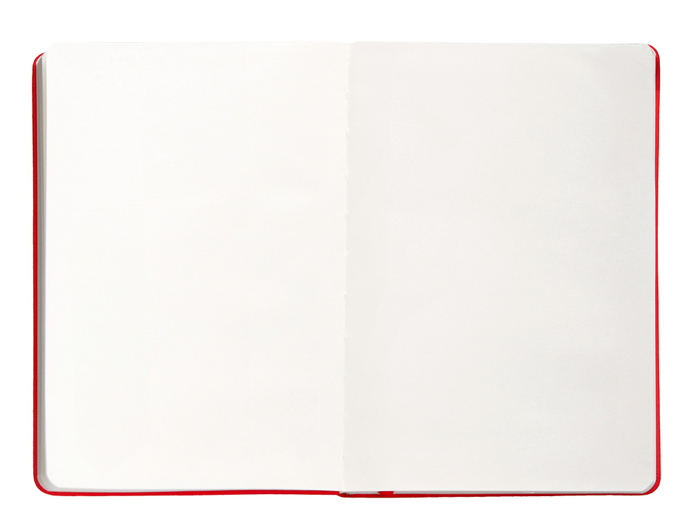 CARNET FERMETURE ELASTIQUE ANTARTIK NOTES COUVERTURE RIGIDE A5 PAPIER UNI IVOIRE 100 FEUILLES 80GR FSC COLORIS ROUGE