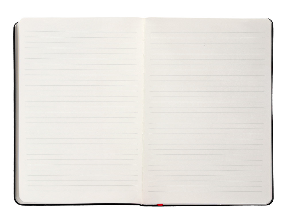 CARNET FERMETURE ELASTIQUE ROUGE ANTARTIK NOTES COUVERTURE RIGIDE A5 LIGNE 100FEUILLES 80GR FSC COLORIS NOIR