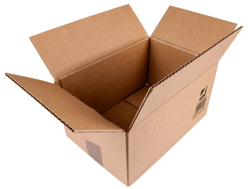 CAISSE AMERICAINE Q-CONNECT CARTON RECYCLE CANNELURE 5MM  250X150X100MM