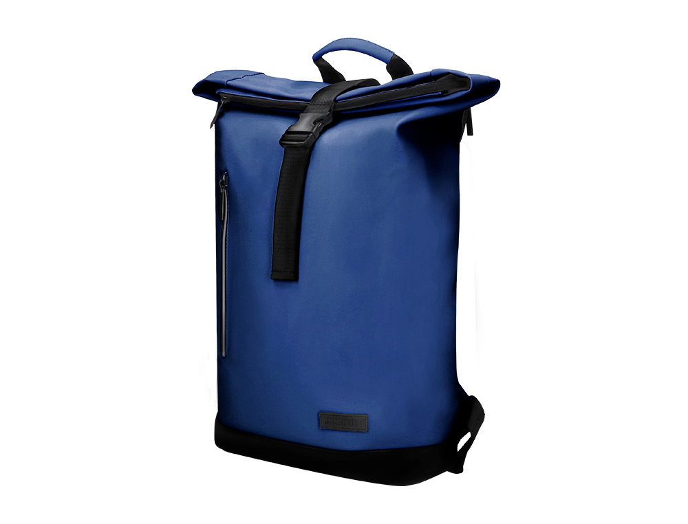 SAC A DOS ANTARTIK ROLL UP WATERPROOF 480X130X280MM COLORIS BLEU MARINE