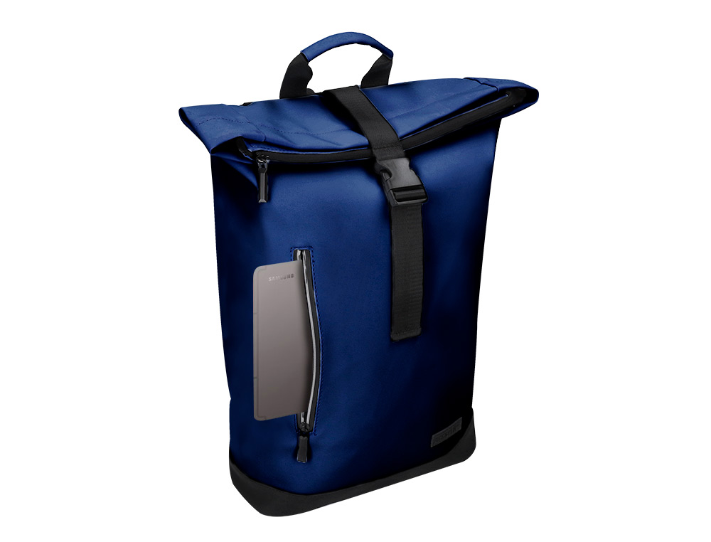 SAC A DOS ANTARTIK ROLL UP WATERPROOF 480X130X280MM COLORIS BLEU MARINE