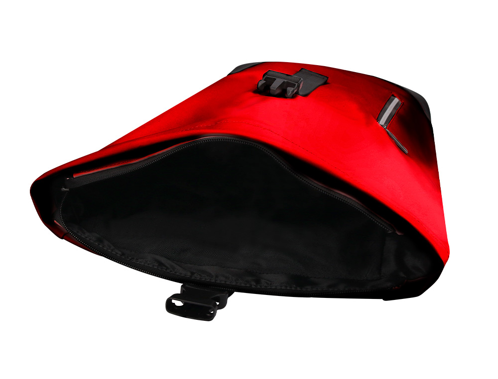 SAC A DOS ANTARTIK ROLL UP WATERPROOF 480X130X280MM COLORIS ROUGE GRENAT