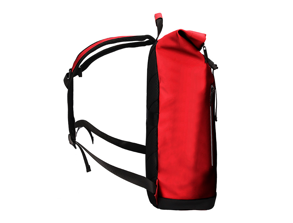 SAC A DOS ANTARTIK ROLL UP WATERPROOF 480X130X280MM COLORIS ROUGE GRENAT