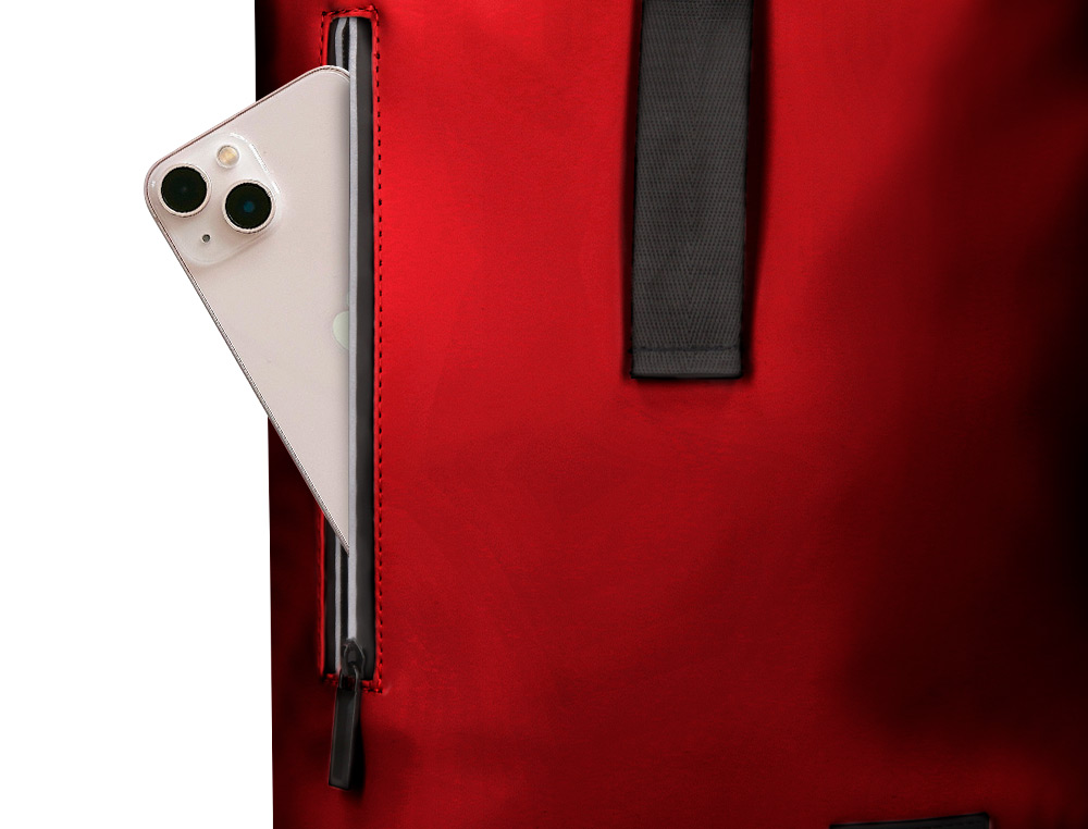 SAC A DOS ANTARTIK ROLL UP WATERPROOF 480X130X280MM COLORIS ROUGE GRENAT