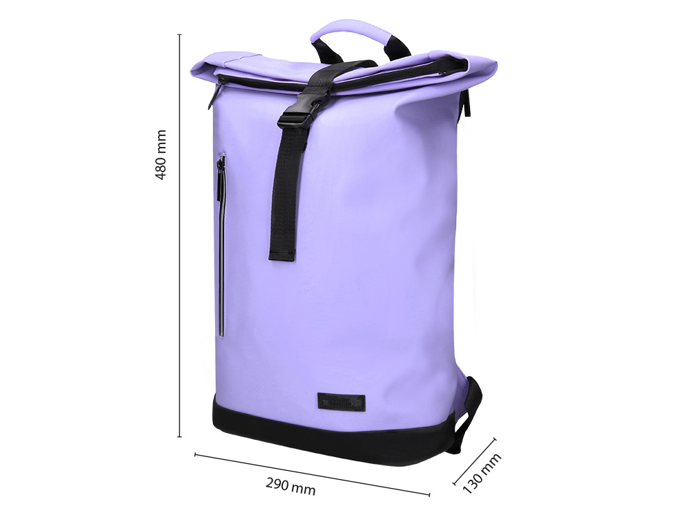 SAC A DOS ANTARTIK ROLL UP WATERPROOF 480X130X280MM COLORIS LAVANDE