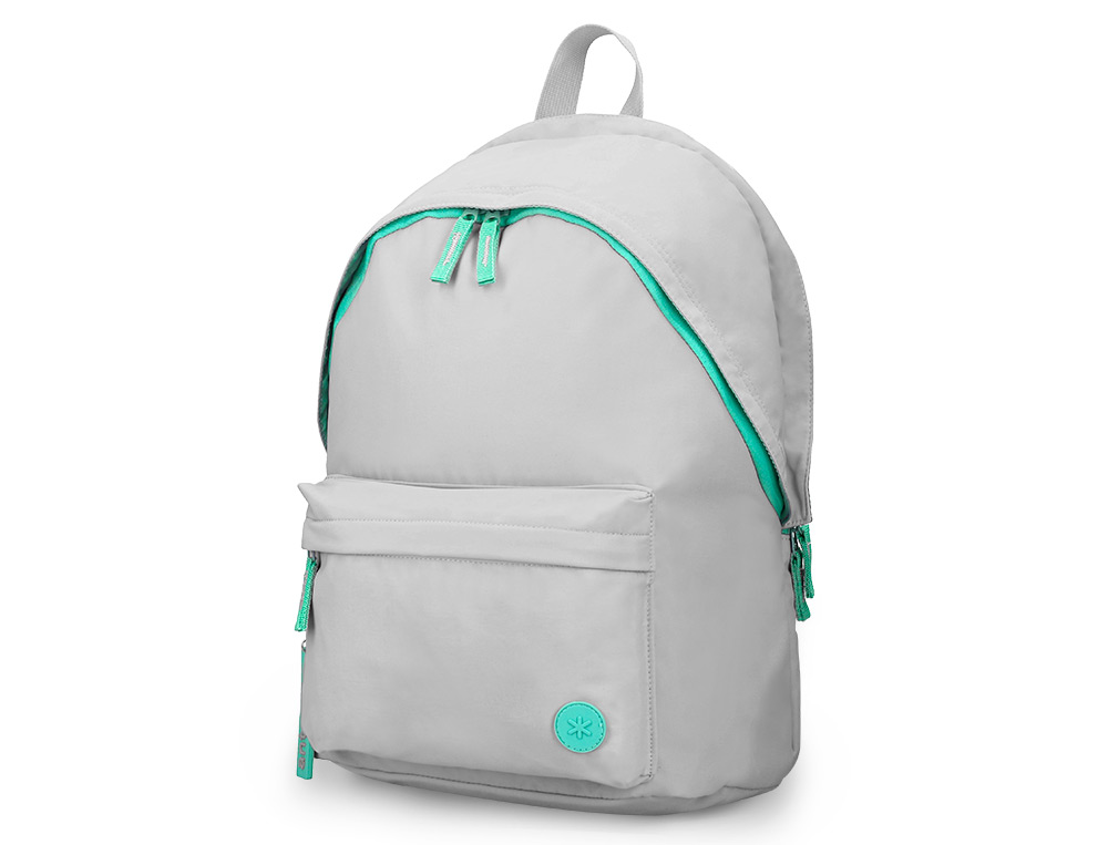 SAC A DOS ANTARTIK 1 COMPARTIMENT MODELE BASIC PACK 20L 420X160X300MM COLORIS GRIS CLAIR