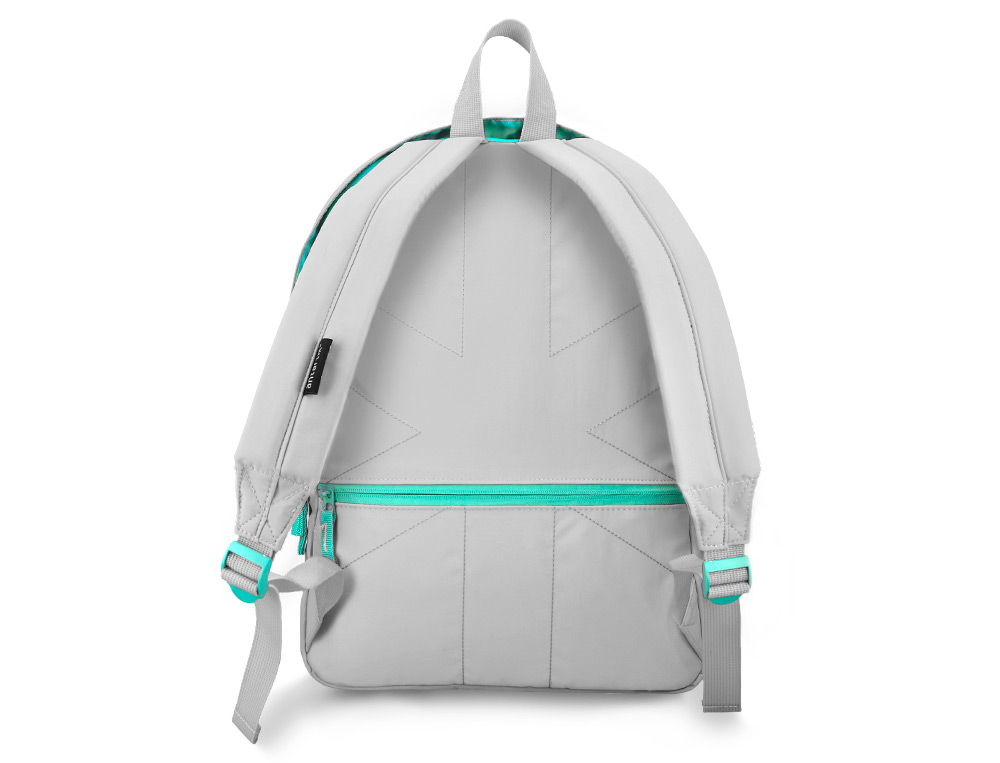 SAC A DOS ANTARTIK 1 COMPARTIMENT MODELE BASIC PACK 20L 420X160X300MM COLORIS GRIS CLAIR