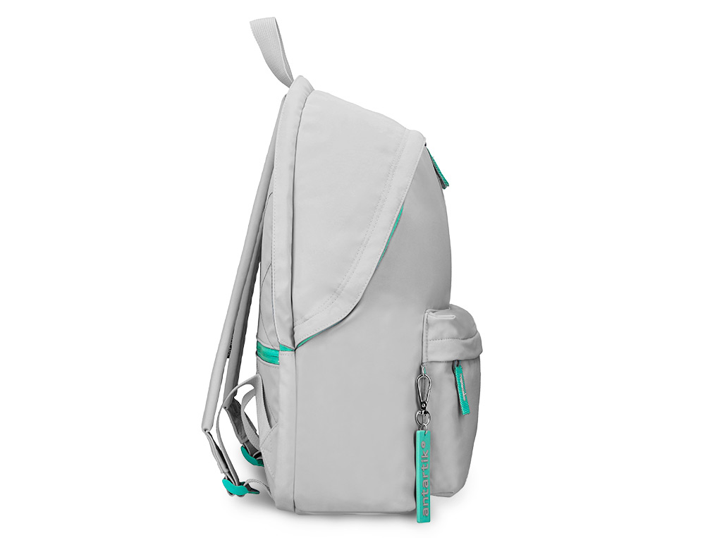 SAC A DOS ANTARTIK 1 COMPARTIMENT MODELE BASIC PACK 20L 420X160X300MM COLORIS GRIS CLAIR