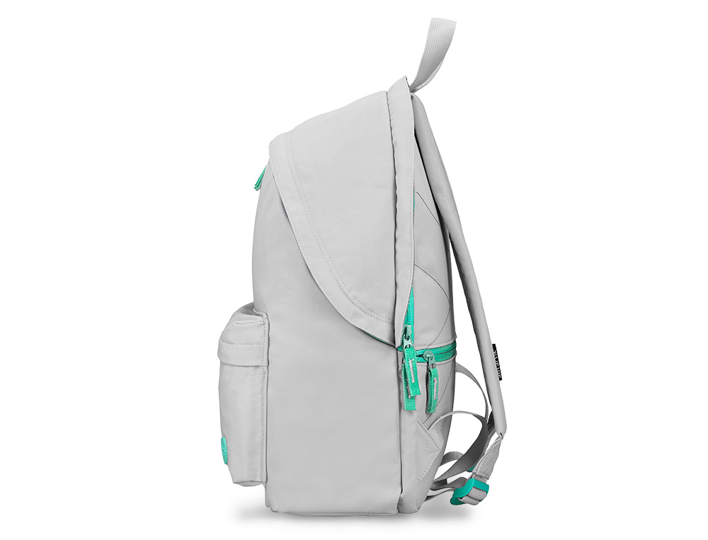 SAC A DOS ANTARTIK 1 COMPARTIMENT MODELE BASIC PACK 20L 420X160X300MM COLORIS GRIS CLAIR
