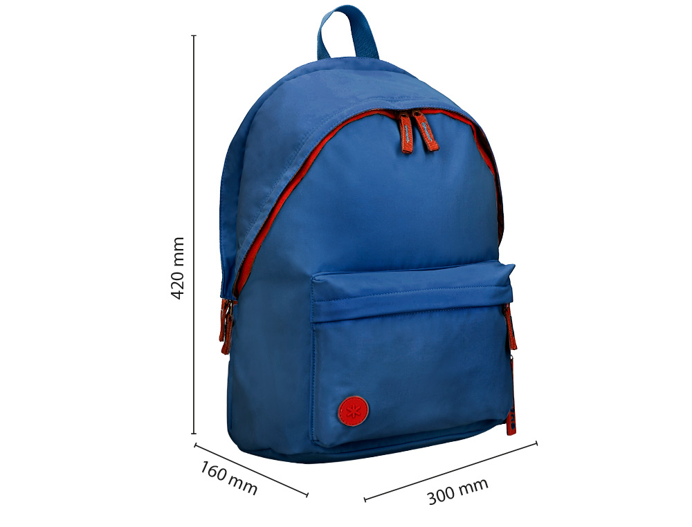 SAC A DOS ANTARTIK 1 COMPARTIMENT MODELE BASIC PACK 20L 420X160X300MM COLORIS BLEU MARINE