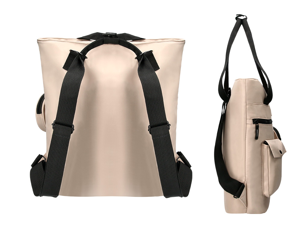 SAC MULTIFONCTION ANTARTIK MODELE BOLSO FLIP BAG 400X120X390MM COLORIS BEIGE CLAIR