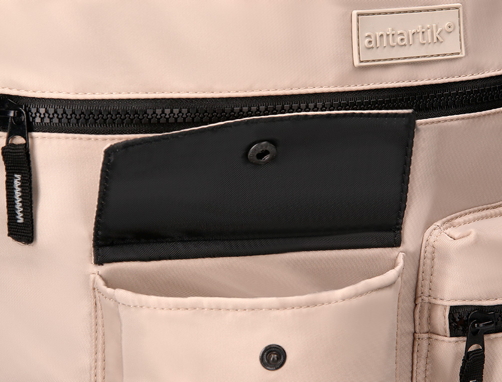 SAC MULTIFONCTION ANTARTIK MODELE BOLSO FLIP BAG 400X120X390MM COLORIS BEIGE CLAIR