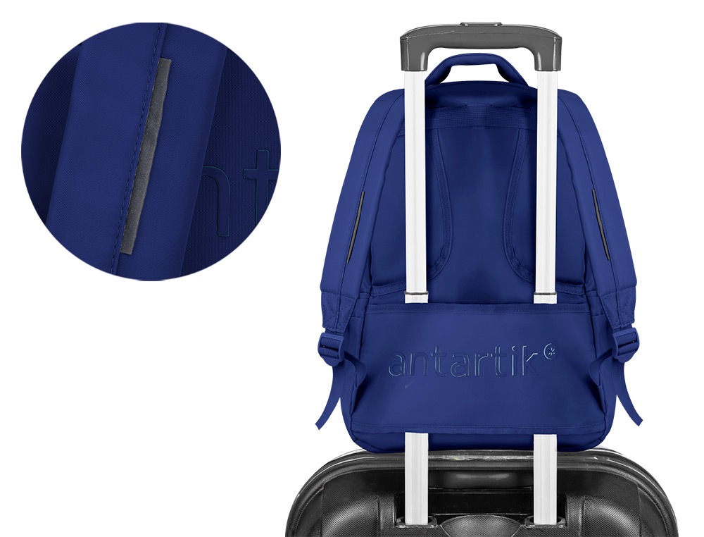 SAC A DOS ANTARTIK 4 COMPARTIMENTS MODELE FUSION FLEX 19L 450X180X300MM COLORISBLEU MARINE