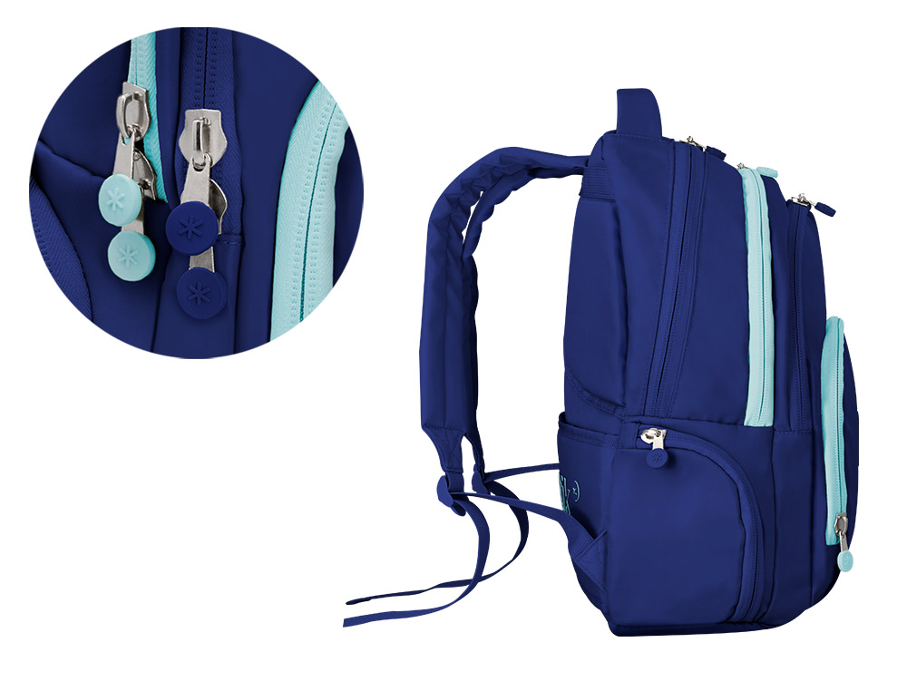 SAC A DOS ANTARTIK 4 COMPARTIMENTS MODELE FUSION FLEX 19L 450X180X300MM COLORISBLEU MARINE
