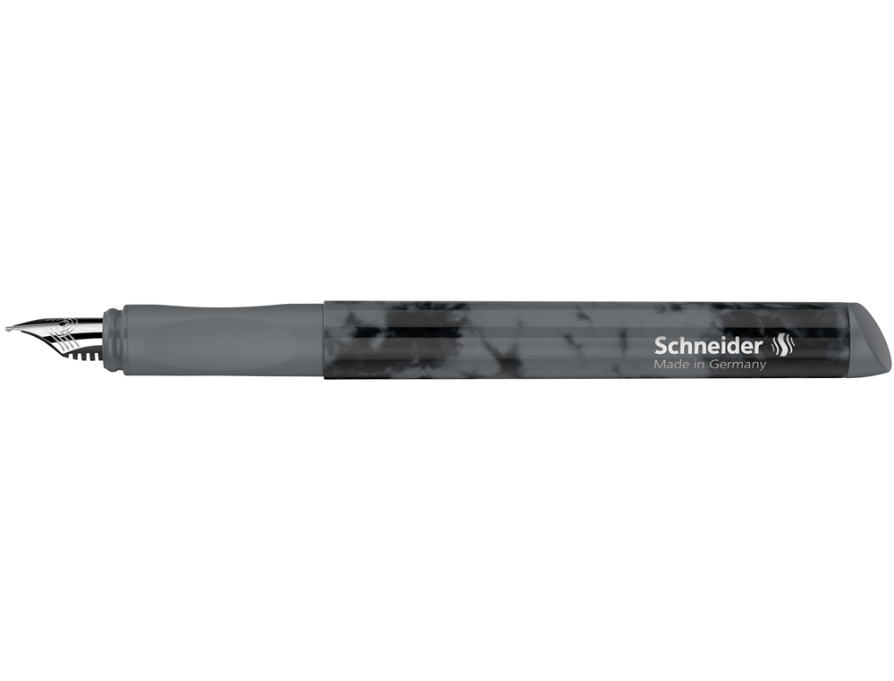 STYLO-PLUME SCHNEIDER EASY POINTE ACIER TAILLE M ENCRE   BLEU ROYAL EFFACABLE COLORIS  NOIR
