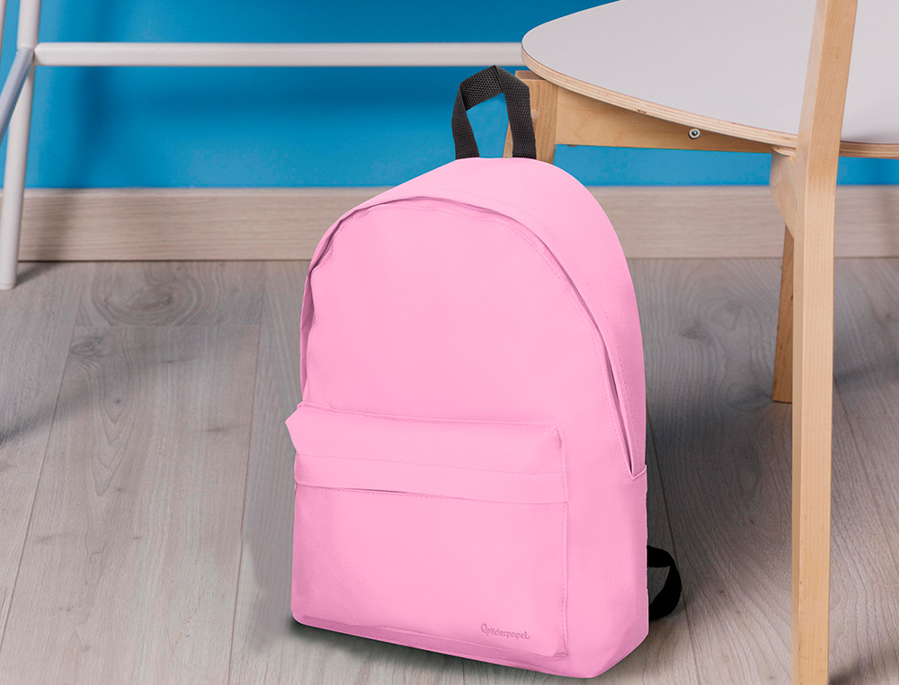 SAC A DOS LIDERPAPEL 1 COMPARTIMENT 40X12,5X30CM     COLORIS ROSE