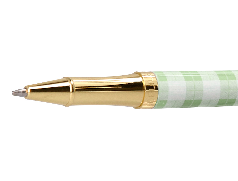ROLLER BELIUS PICNIC ALUMINIUM ENCRE NOIRE COLORIS VERT DORE BOITE DESIGN