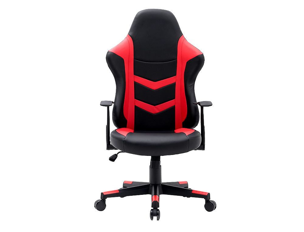 CHAISE GAMING Q-CONNECT ORVIETO SIMIL CUIR BASE METALLIQUE  HAUT MAX 1200 LARG 500 PROF   510MM ROUES PREMIUM NOIR-ROUGE