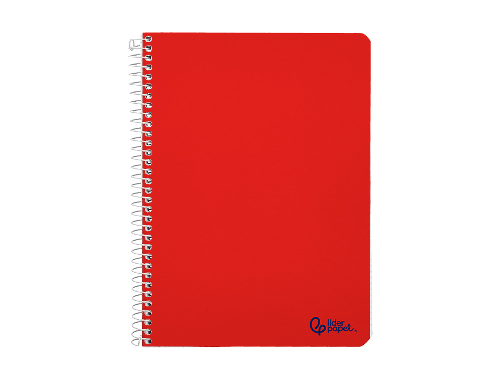 CAHIER SPIRALE LIDERPAPEL A4 SERIE SMART COUVERTURE        CARTONNEE SOUPLE 80F 75G/M2   5X5MM DOUBLE MARGE 4 TROUS