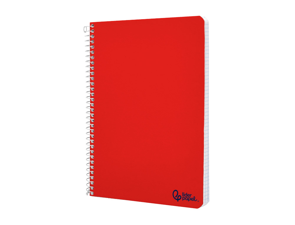 CAHIER SPIRALE LIDERPAPEL A4 SERIE SMART COUVERTURE        CARTONNEE SOUPLE 80F 75G/M2   5X5MM DOUBLE MARGE 4 TROUS