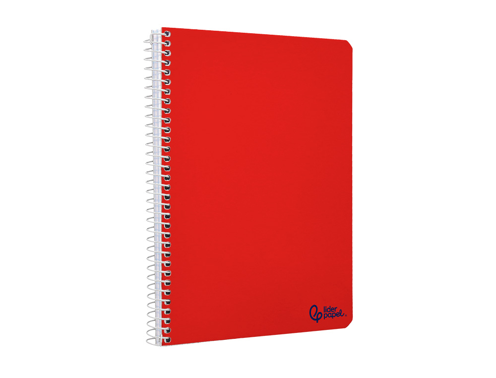 CAHIER SPIRALE LIDERPAPEL A4 SERIE SMART COUVERTURE        CARTONNEE SOUPLE 80F 75G/M2   5X5MM DOUBLE MARGE 4 TROUS