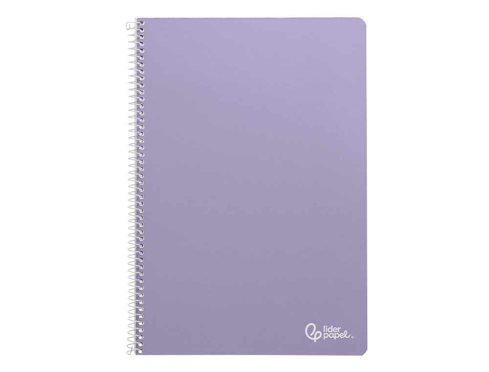 CAHIER SPIRALE LIDERPAPEL A5 SERIE SMART COUVERTURE        CARTONNEE SOUPLE 80F 75G/M2   5X5MM DOUBLE MARGE 6 TROUS