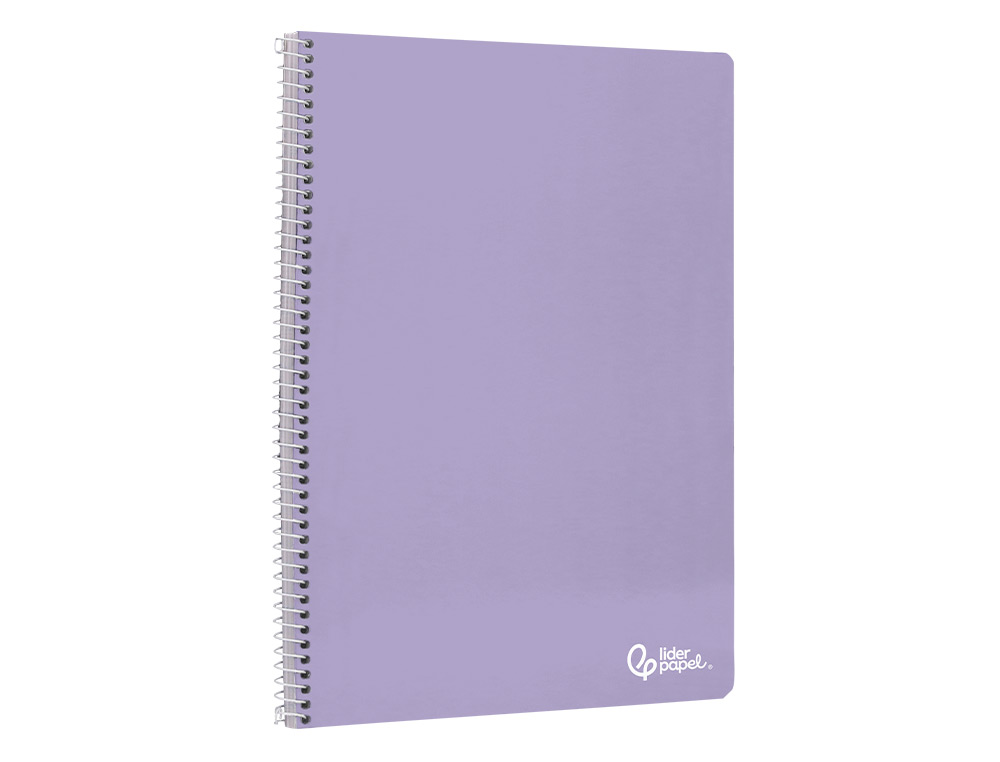 CAHIER SPIRALE LIDERPAPEL A5 SERIE SMART COUVERTURE        CARTONNEE SOUPLE 80F 75G/M2   5X5MM DOUBLE MARGE 6 TROUS
