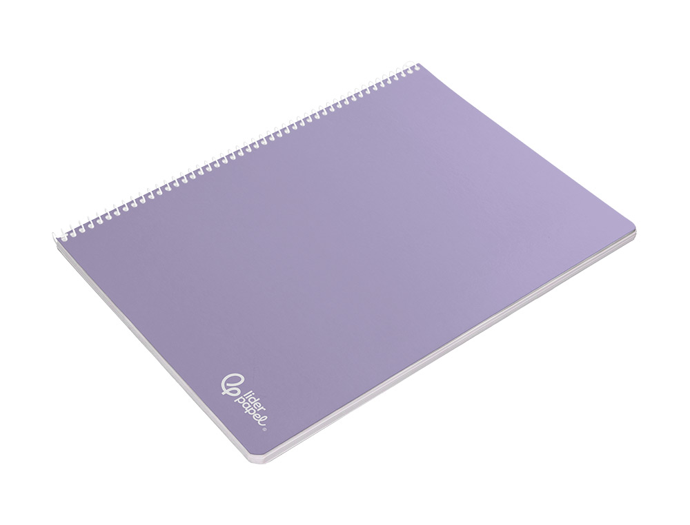 CAHIER SPIRALE LIDERPAPEL A5 SERIE SMART COUVERTURE        CARTONNEE SOUPLE 80F 75G/M2   5X5MM DOUBLE MARGE 6 TROUS