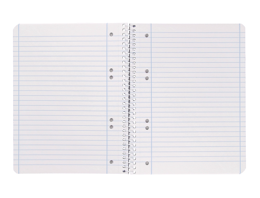 CAHIER SPIRALE LIDERPAPEL A5 SERIE SMART COUVERTURE        CARTONNEE SOUPLE 80F 75G/M2   5X5MM DOUBLE MARGE 6 TROUS
