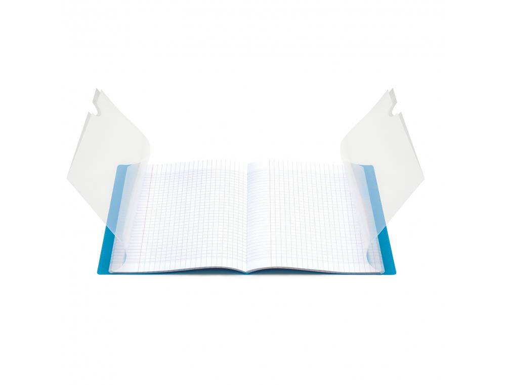 CAHIER PIQUE CLAIREFONTAINE KOVERBOOK COUVERTURE          POLYPROPYLENE 24X32CM 96      PAGES 90G SEYES COLORIS VERT