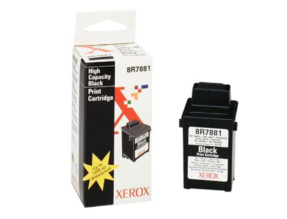 CARTOUCHE XEROX JET D'ENCRE 8R78 81 COULEUR NOIR 1080P