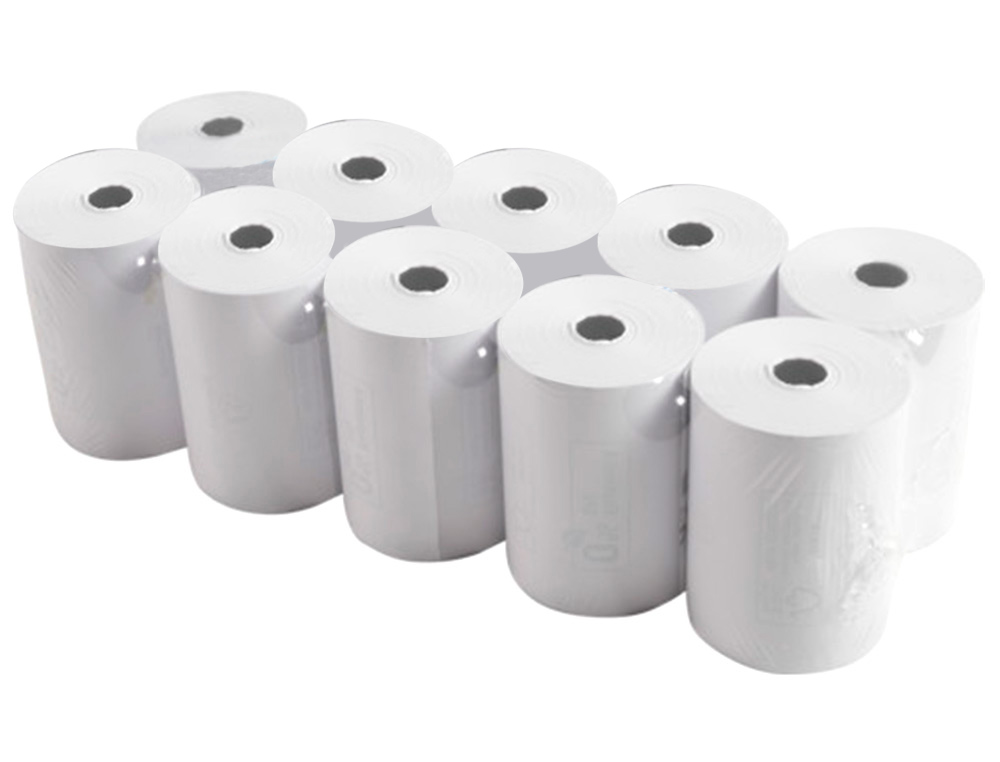 BOBINE THERMIQUE Q-CONNECT 57MM LARGEUR X 60MM DIAMETRE 55GR SANS BISPHENOL A