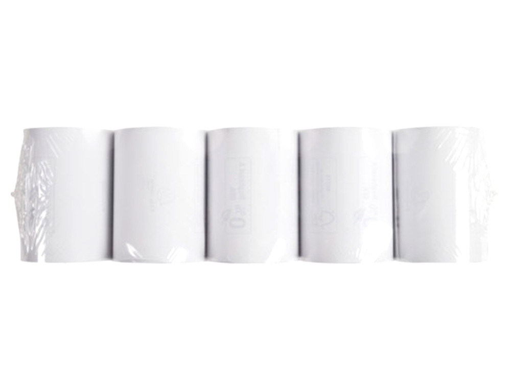 BOBINE THERMIQUE Q-CONNECT 57MM LARGEUR X 60MM DIAMETRE 55GR SANS BISPHENOL A