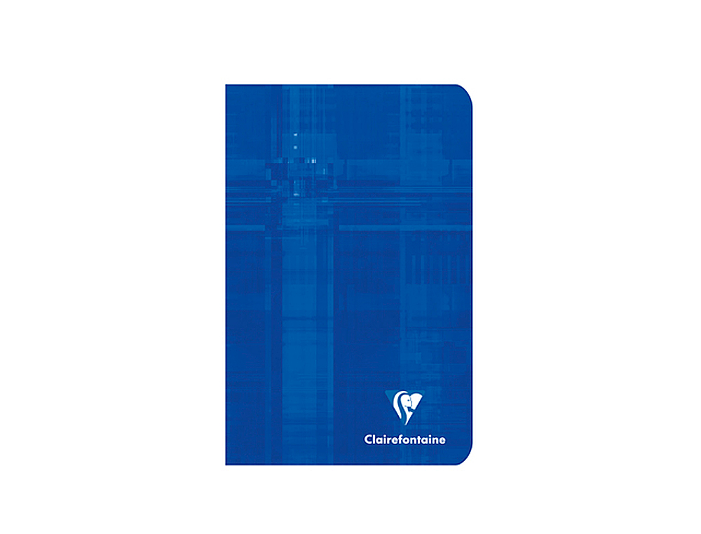 CARNET PIQUÉ CLAIREFONTAINE PAPIER VÉLIN VELOUTÉ COUVERTURE PELLICULÉE LAVABLE 11X17CM 96 PAGES 90G 5X5MM